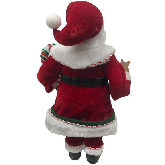 Santa Large Christmas Decoration Candy Canes & Cookie 18 Inches Tall - Picture 2 of 3